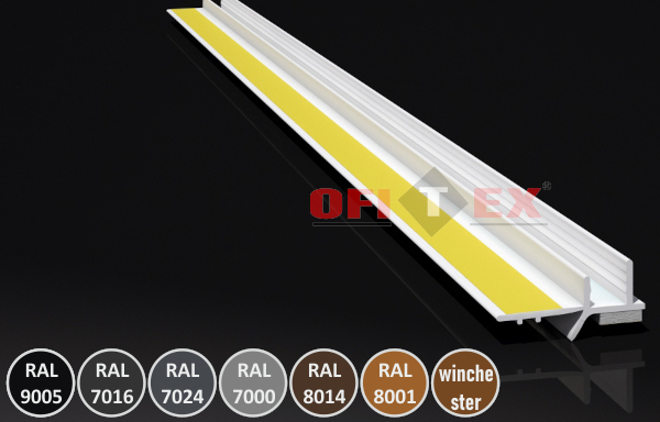 Listwa profil przyokienny PCV 9/3